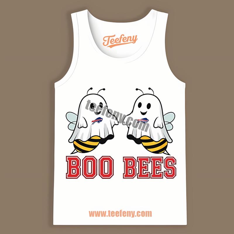 Buffalo Bills Boo Bees Halloween Tanktop Buffalo Bills Boo Bees Halloween Tanktop