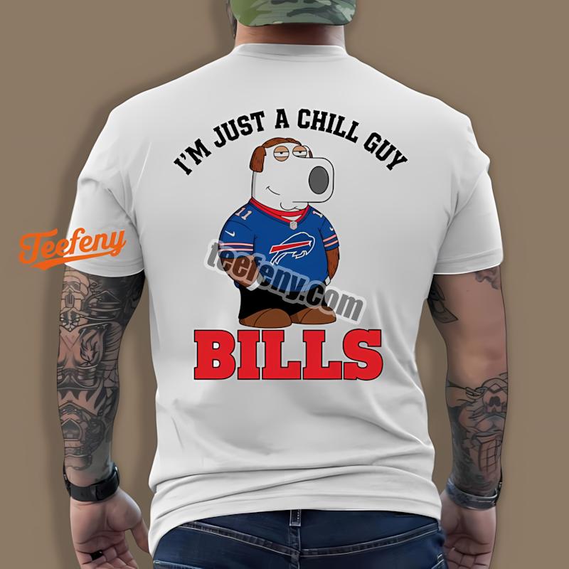 Buffalo Bills Brian Griffin Chill Guy Cotton Shirt