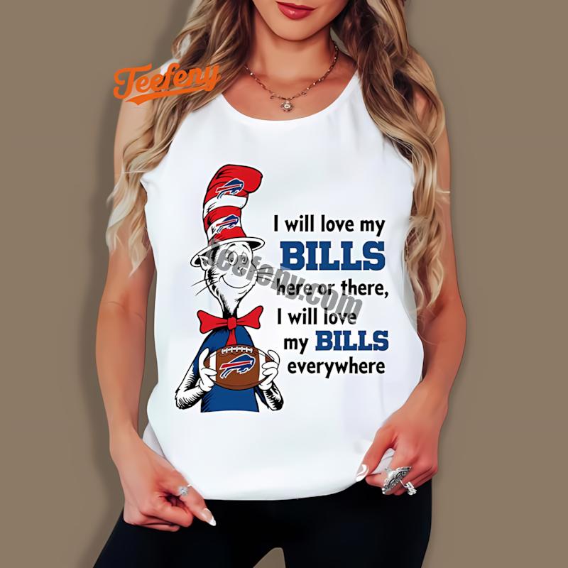Buffalo Bills Cat In The Hat Love Everywhere Tanktop Buffalo Bills Cat In The Hat Love Everywhere Tanktop