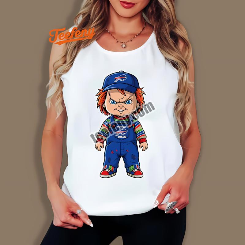 Buffalo Bills Chucky Killer Halloween Sports Tanktop Buffalo Bills Chucky Killer Halloween Sports Tanktop