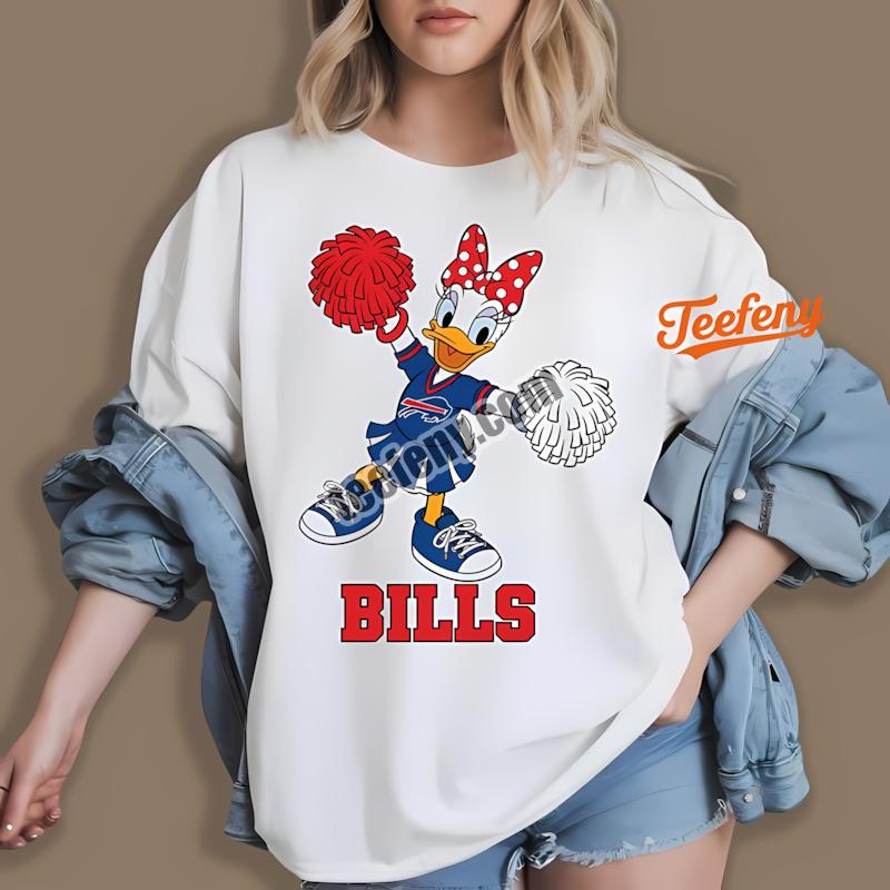 Buffalo Bills Daisy Duck Cheerleader Custom Shirt