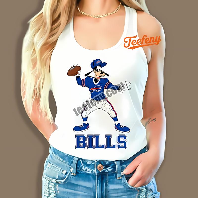 Buffalo Bills Goofy Football Quarterback Tanktop Buffalo Bills Goofy Football Quarterback Tanktop