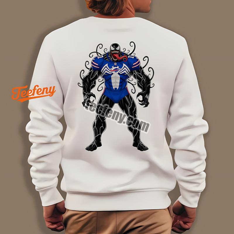 Buffalo Bills Halloween Venom Casual Long Sleeve Buffalo Bills Halloween Venom Casual Long Sleeve
