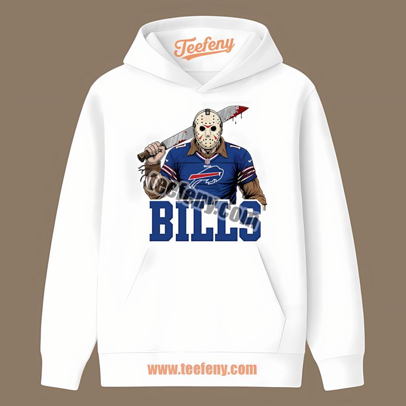 Buffalo Bills Jason Voorhees Machete Horror Football Hoodie Buffalo Bills Jason Voorhees Machete Horror Football Hoodie