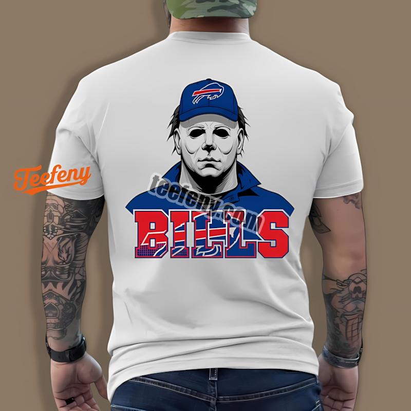 Buffalo Bills Michael Myers Spooky Graphic Shirt