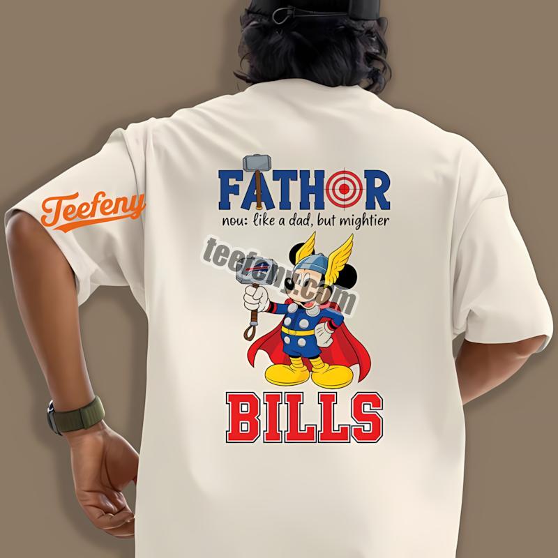 Buffalo Bills Mickey Mouse Fathor Fashion Shirt