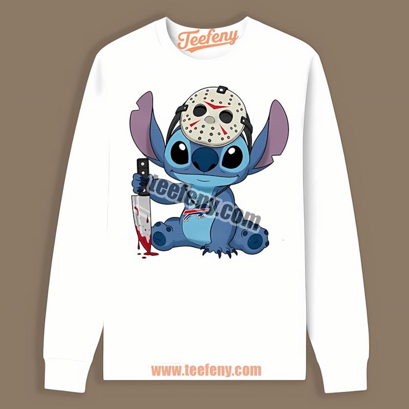 Buffalo Bills Stitch Jason Halloween Fashion Long Sleeve Buffalo Bills Stitch Jason Halloween Fashion Long Sleeve