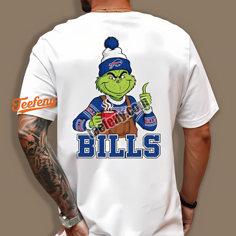 Buffalo Bills The Grinch Winter Hot Cocoa Holiday Shirt