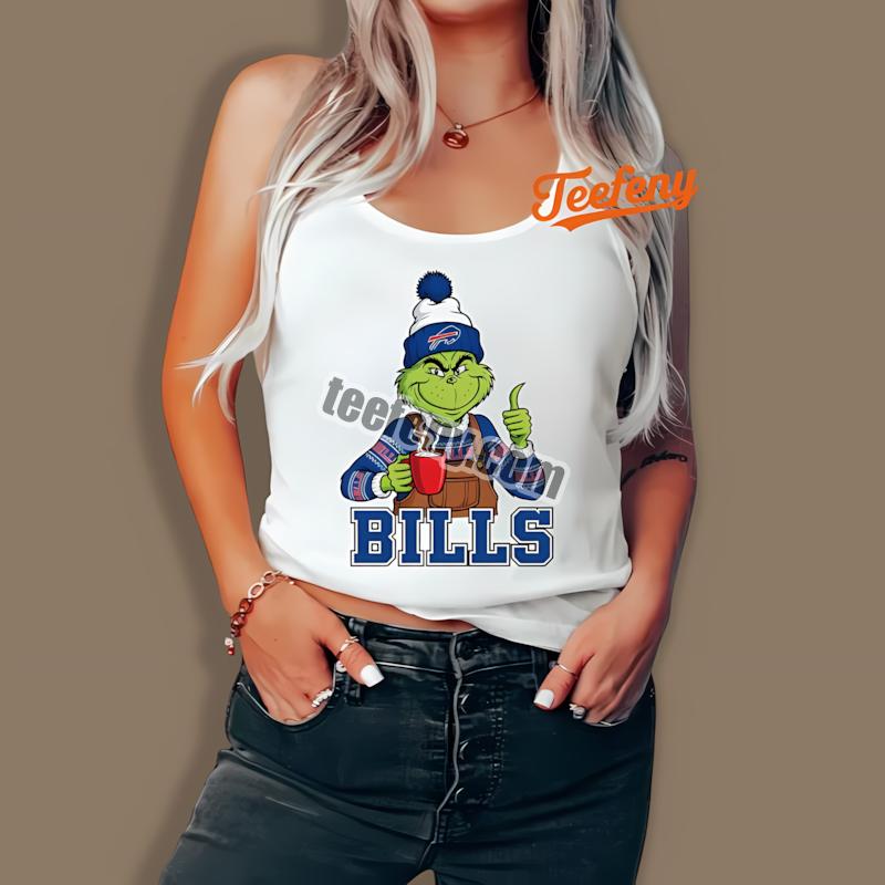Buffalo Bills The Grinch Winter Hot Cocoa Holiday Tanktop Buffalo Bills The Grinch Winter Hot Cocoa Holiday Tanktop