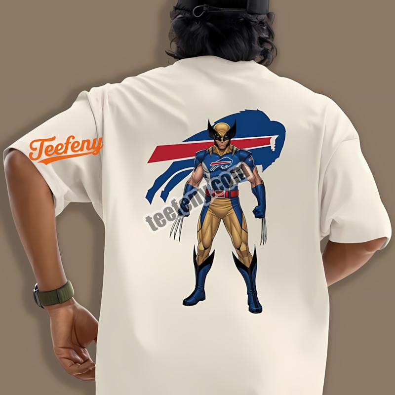Buffalo Bills Wolverine Marvel Color Shirt