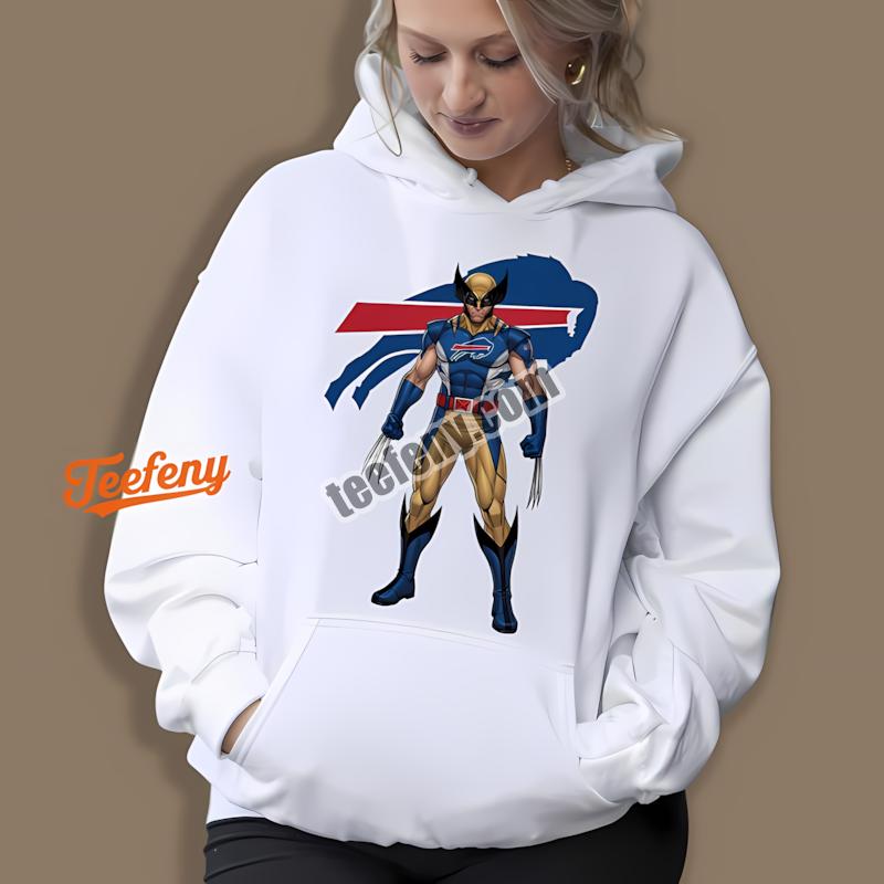 Buffalo Bills Wolverine Marvel Color Hoodie Buffalo Bills Wolverine Marvel Color Hoodie