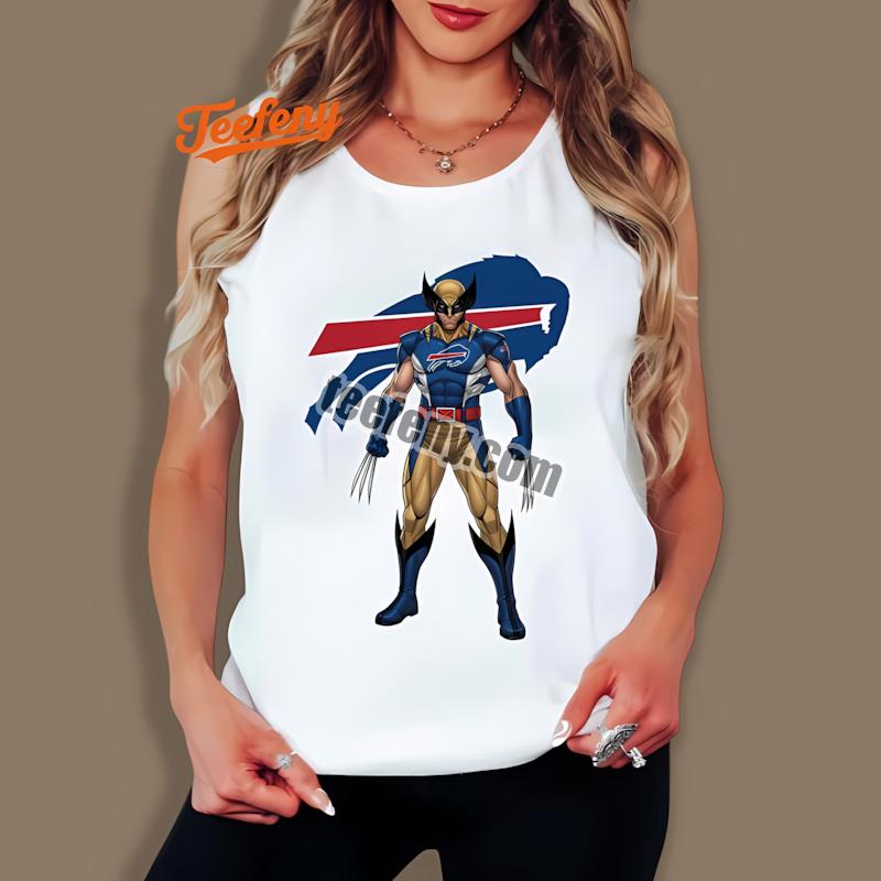 Buffalo Bills Wolverine Marvel Color Tanktop Buffalo Bills Wolverine Marvel Color Tanktop