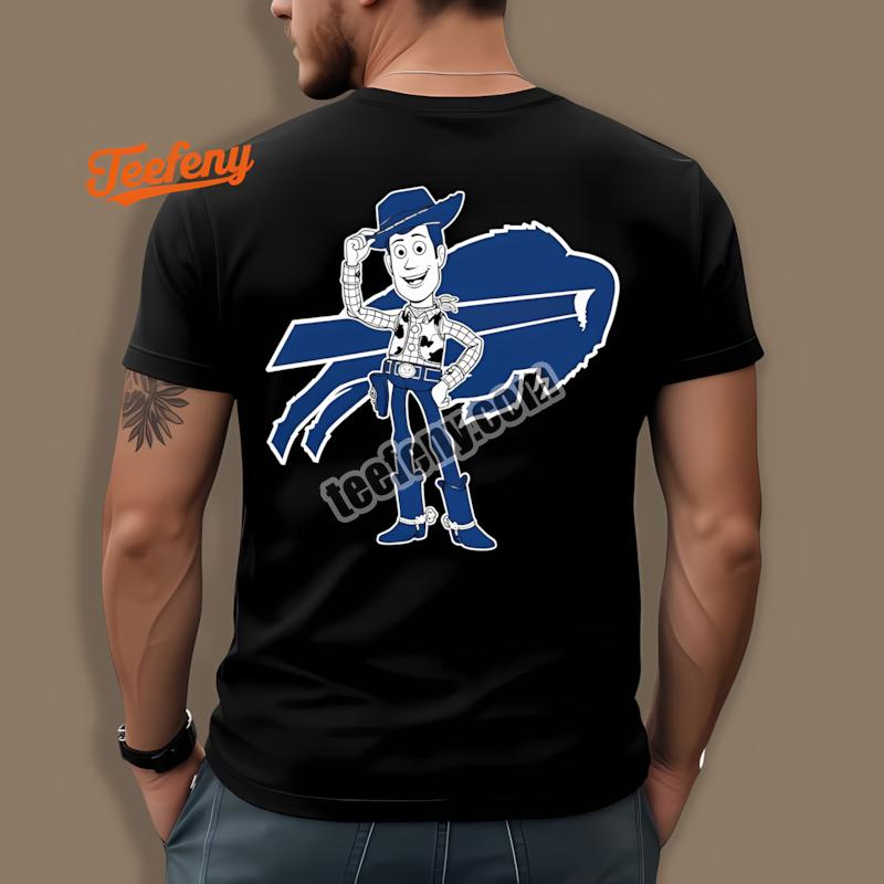 Buffalo Bills Woody Toy Story Logo Cotton Shirt