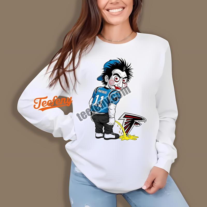 Carolina Panthers Billy Puppet Falcons Rivalry Halloween Long Sleeve Carolina Panthers Billy Puppet Falcons Rivalry Halloween Long Sleeve