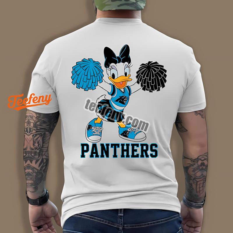 Carolina Panthers Daisy Duck Cheerleader Shirt