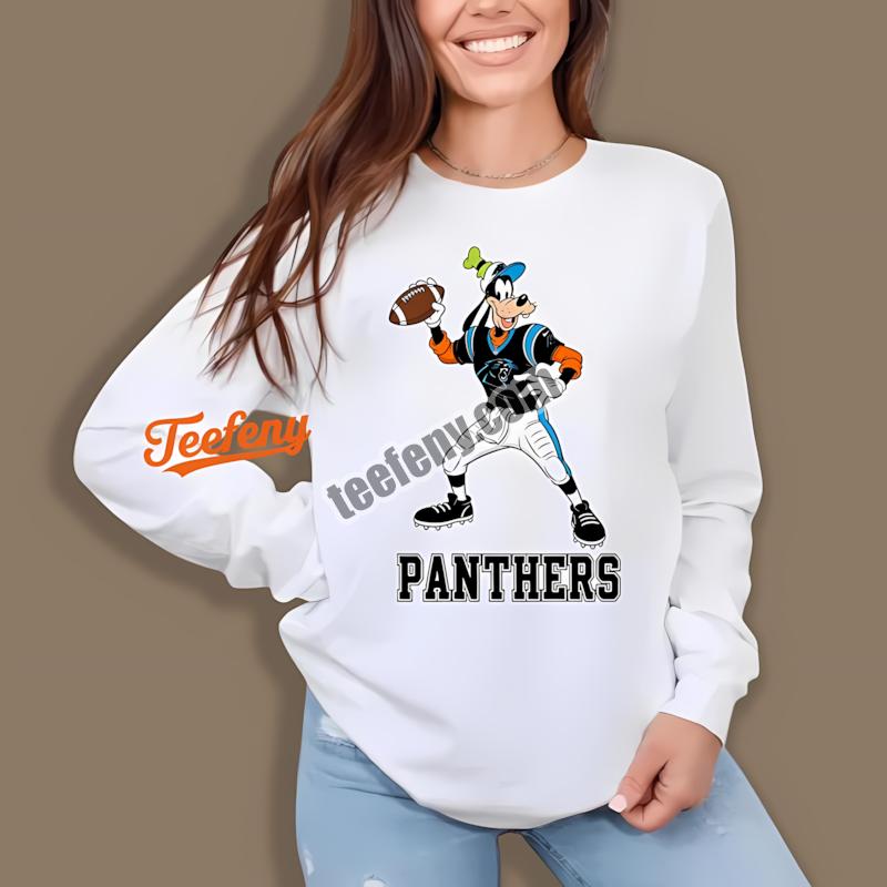 Carolina Panthers Goofy Football Quarterback Sports Long Sleeve Carolina Panthers Goofy Football Quarterback Sports Long Sleeve