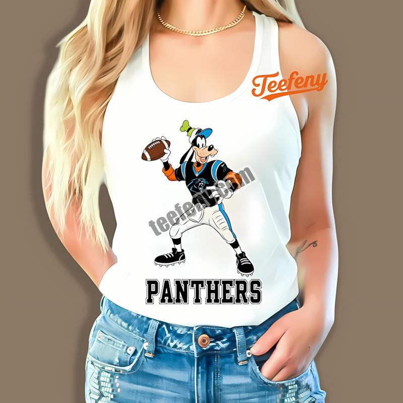 Carolina Panthers Goofy Football Quarterback Sports Tanktop Carolina Panthers Goofy Football Quarterback Sports Tanktop