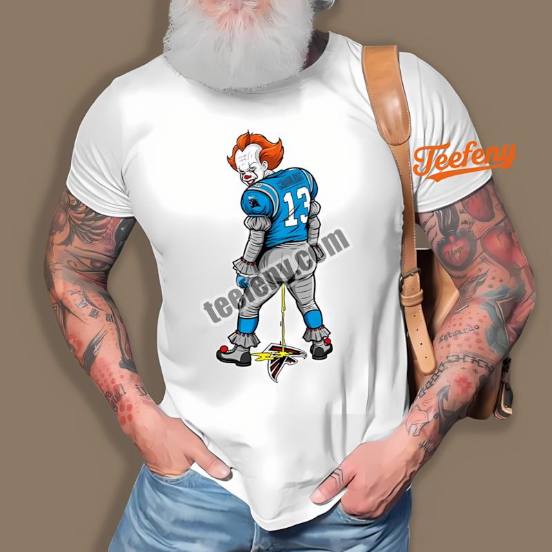 Carolina Panthers Halloween Pennywise Falcons Rivalry Shirt