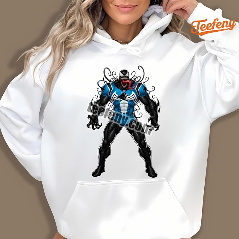 Carolina Panthers Halloween Venom Soft Hoodie Carolina Panthers Halloween Venom Soft Hoodie