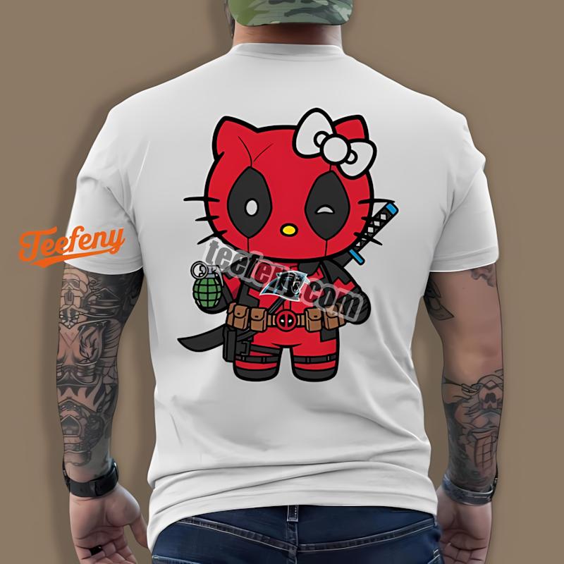 Carolina Panthers Hello Kitty Deadpool Shirt