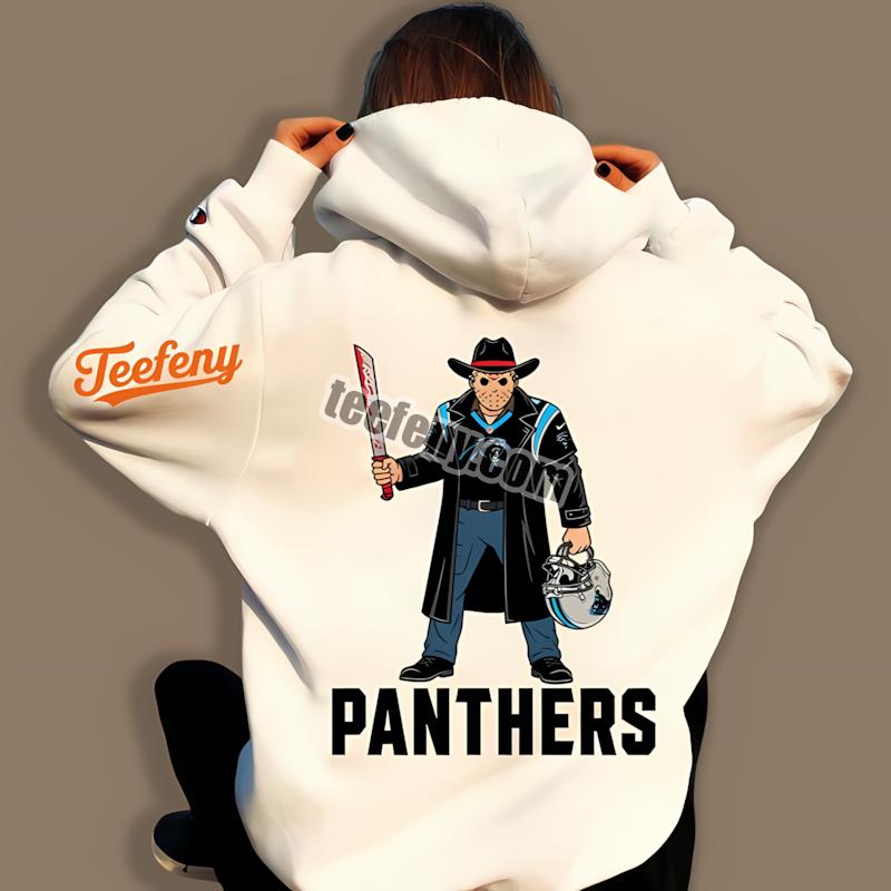 Carolina Panthers Jason Voorhees Halloween Adults Hoodie Carolina Panthers Jason Voorhees Halloween Adults Hoodie