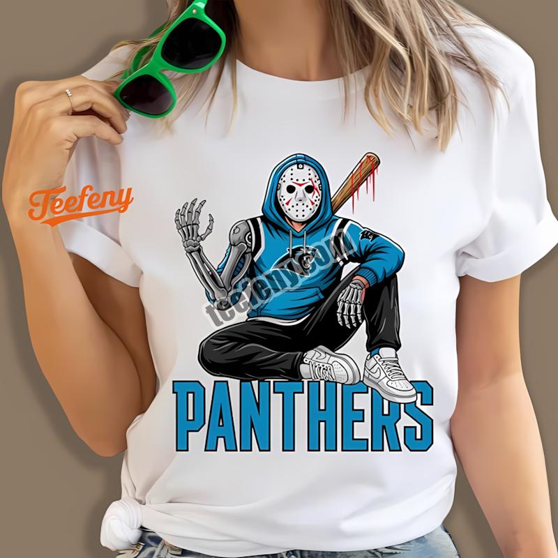 Carolina Panthers Jason Voorhees Street Halloween Shirt