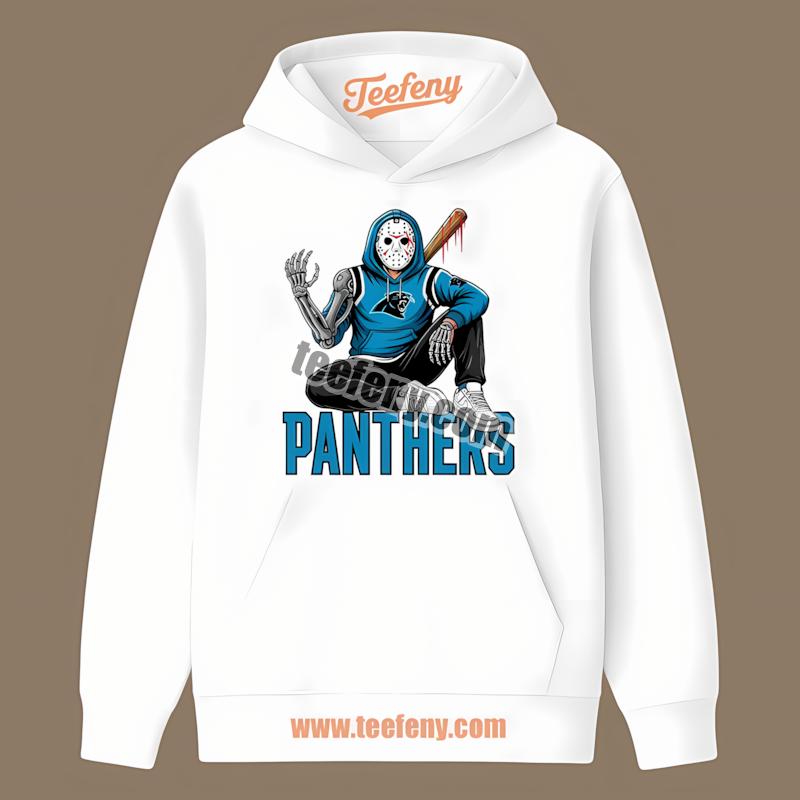 Carolina Panthers Jason Voorhees Street Halloween Hoodie Carolina Panthers Jason Voorhees Street Halloween Hoodie