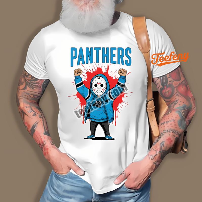 Carolina Panthers Jason Voorhees Victory Halloween Shirt