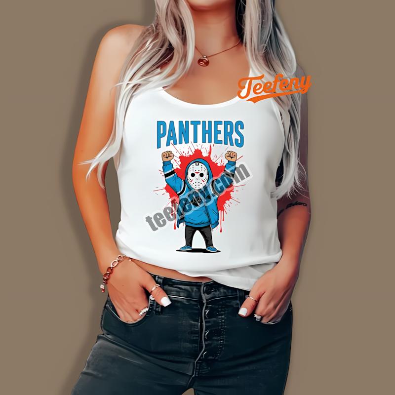 Carolina Panthers Jason Voorhees Victory Halloween Tanktop Carolina Panthers Jason Voorhees Victory Halloween Tanktop