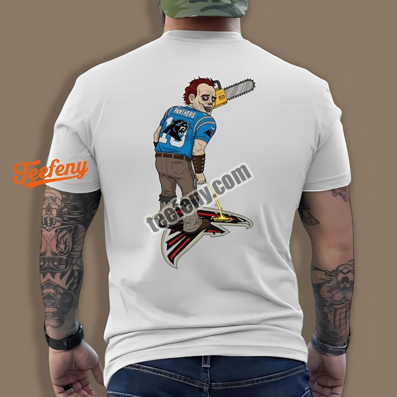 Carolina Panthers Leatherface Falcons Rivalry Shirt