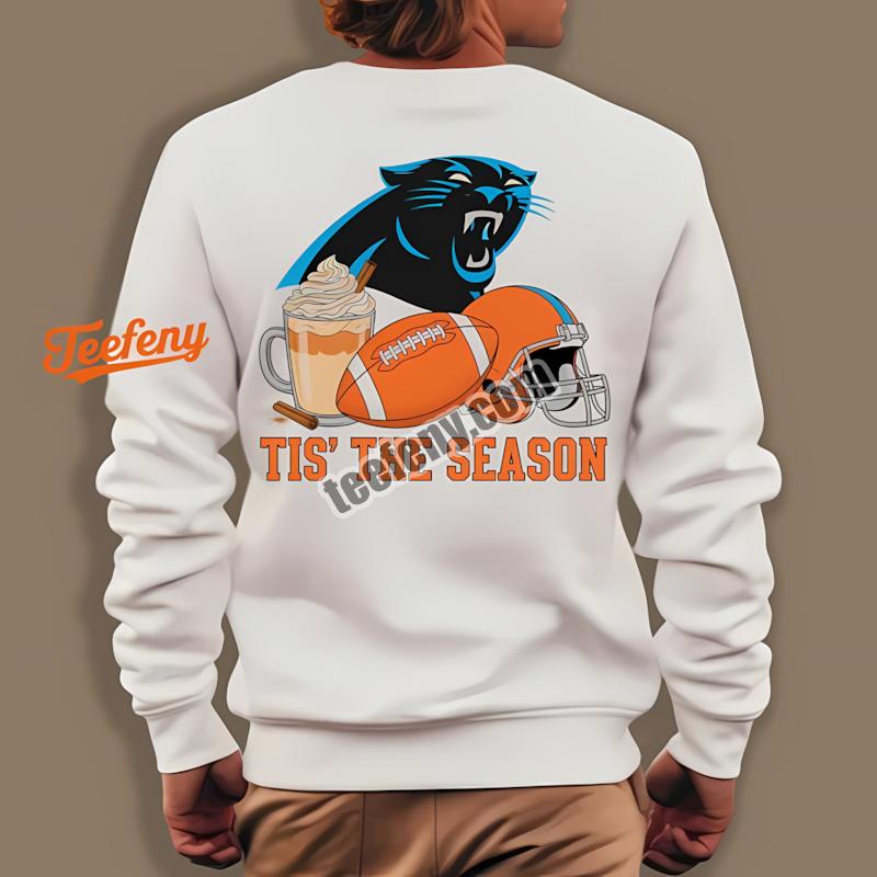 Carolina Panthers Pumpkin Spice Fall Football Season Long Sleeve Carolina Panthers Pumpkin Spice Fall Football Season Long Sleeve
