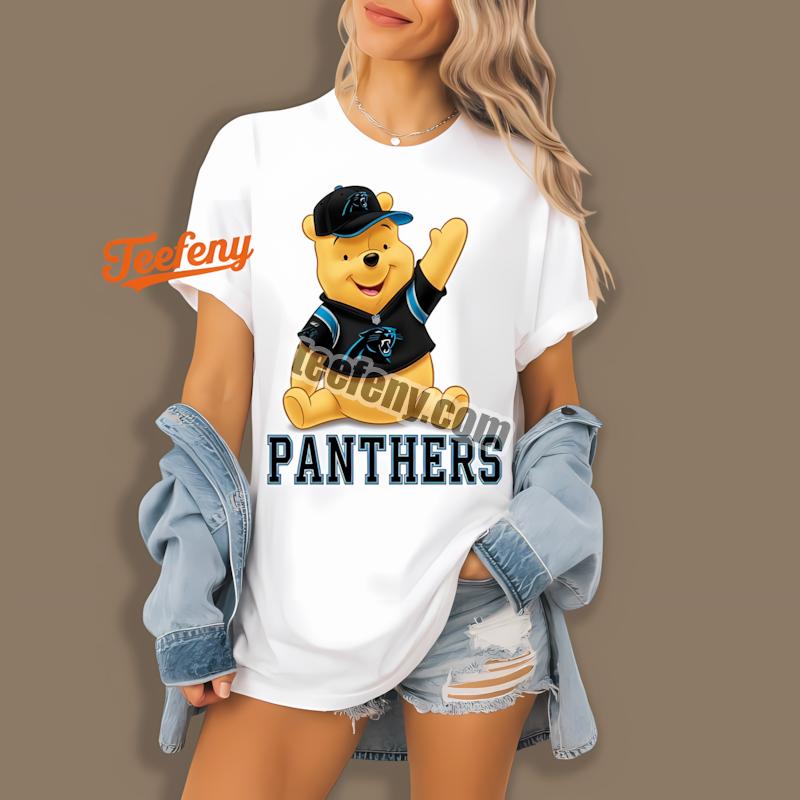 Carolina Panthers Winnie The Pooh Football Team Spirit Shirt