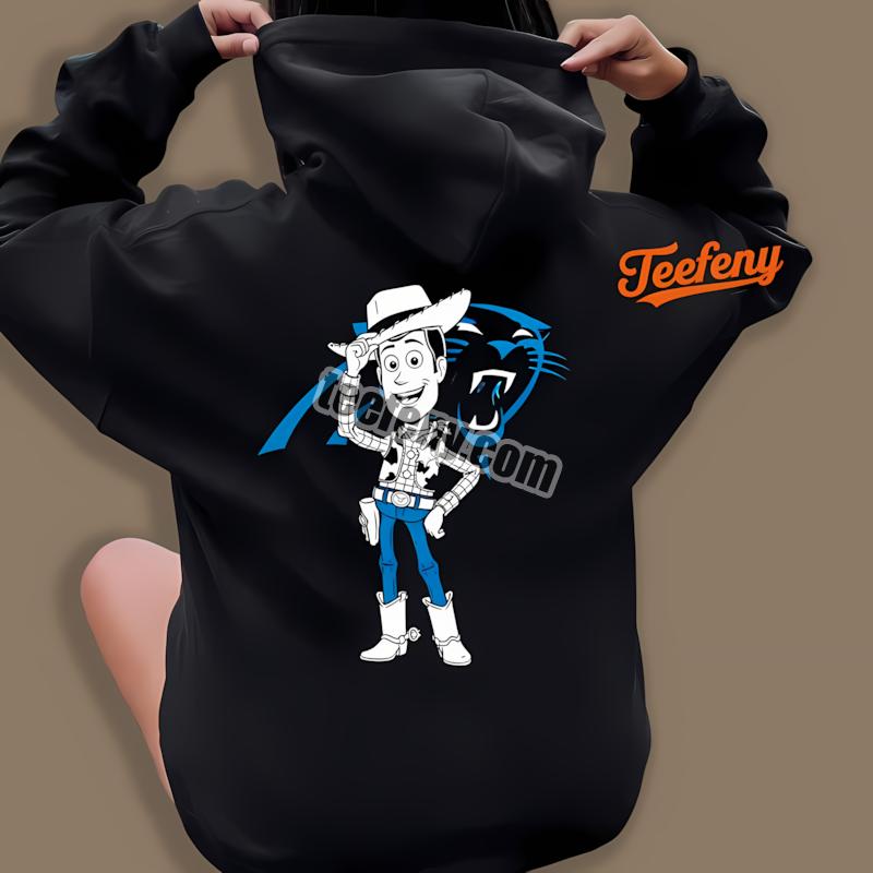 Carolina Panthers Woody Toy Story Printed Hoodie Carolina Panthers Woody Toy Story Printed Hoodie