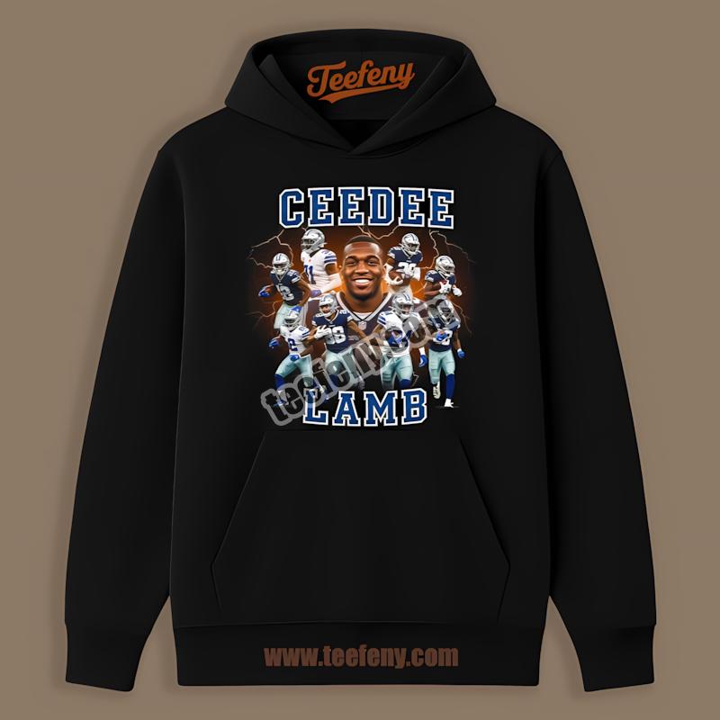 Ceedee Lamb Dallas Cowboys Electric Multi Pose Football Hoodie Funny Ceedee Lamb Dallas Cowboys Electric Multi Pose Football Hoodie Funny