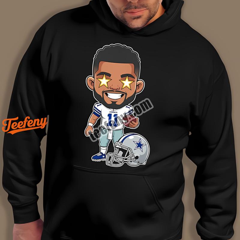 Dak Prescott Dallas Cowboys Cartoon Style Fan Art Hoodie Idea Dak Prescott Dallas Cowboys Cartoon Style Fan Art Hoodie Idea