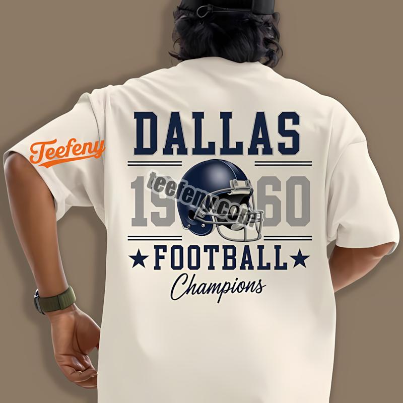 Dallas Cowboys 1960 Football Champions Youth Shirt