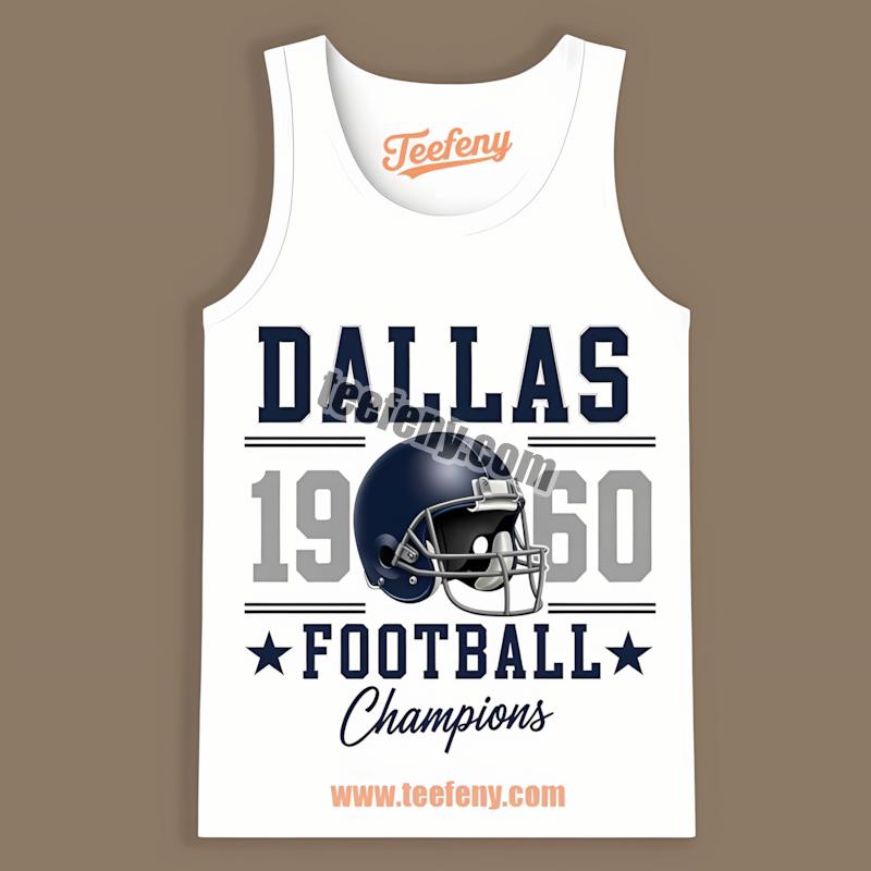 Dallas Cowboys 1960 Football Champions Youth Tanktop Dallas Cowboys 1960 Football Champions Youth Tanktop