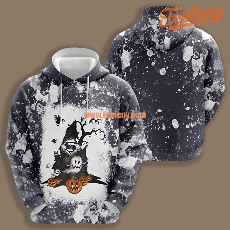 Dallas Cowboys Ghost Pumpkin Halloween Black Realistic 3D Hoodie