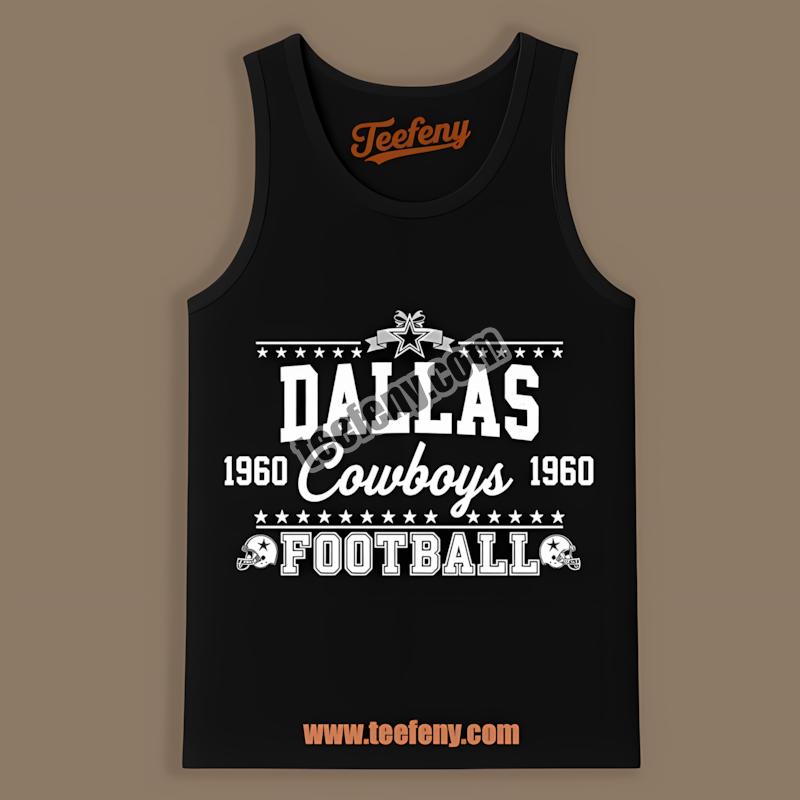 Dallas Cowboys Retro 1960 Football Helmet Graphic Tanktop Dallas Cowboys Retro 1960 Football Helmet Graphic Tanktop