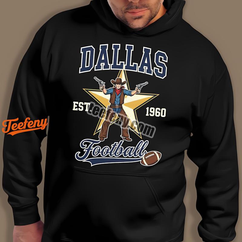 Dallas Cowboys Retro Cowboy Star Logo Fan Hoodie Dallas Cowboys Retro Cowboy Star Logo Fan Hoodie
