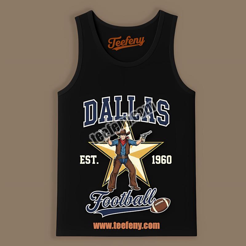 Dallas Cowboys Retro Cowboy Star Logo Fan Tanktop Dallas Cowboys Retro Cowboy Star Logo Fan Tanktop