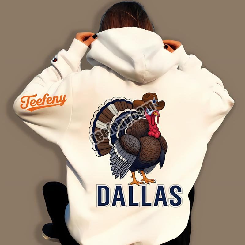 Dallas Cowboys Thanksgiving Turkey Football Design Classic Hoodie Dallas Cowboys Thanksgiving Turkey Football Design Classic Hoodie