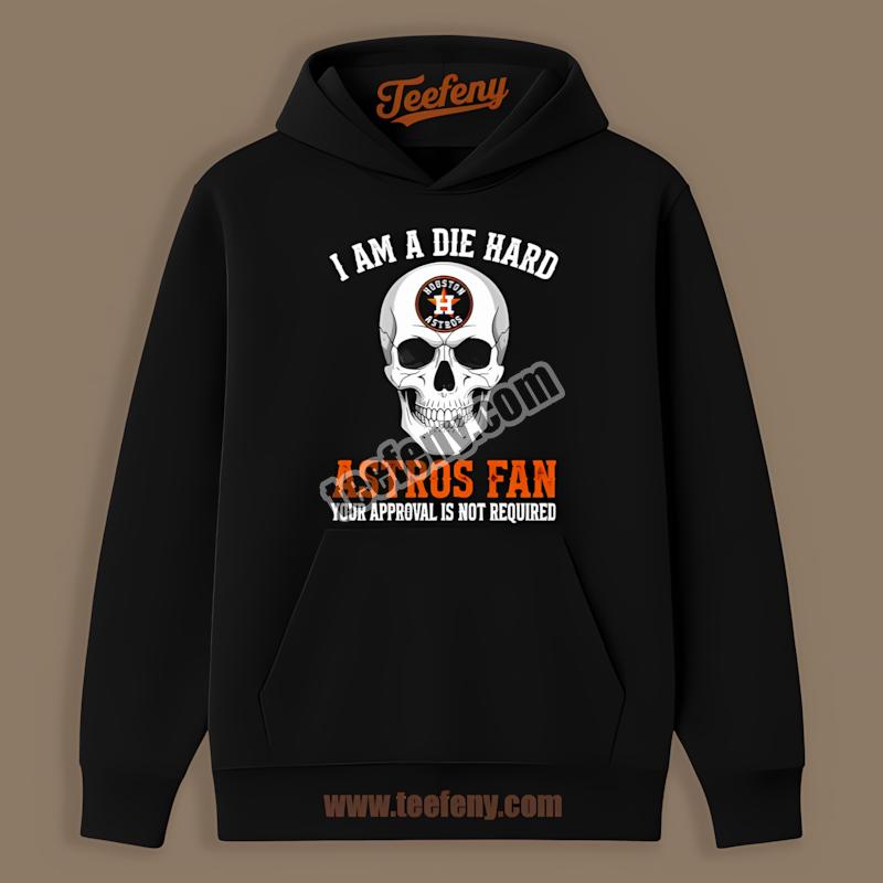 Die Hard Houston Astros Horror Skull Hoodie Die Hard Houston Astros Horror Skull Hoodie
