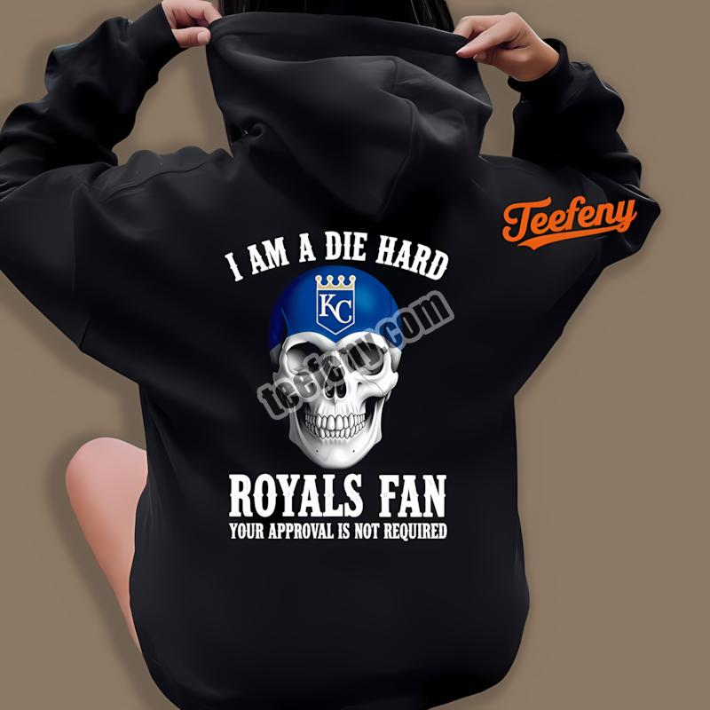 Die Hard Spooky Skull Kansas City Royals Hoodie Die Hard Spooky Skull Kansas City Royals Hoodie