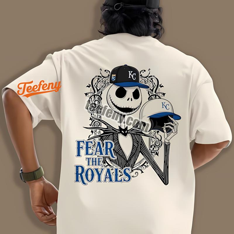 Fear The Halloween Kansas City Royals Jack Skellington Shirt