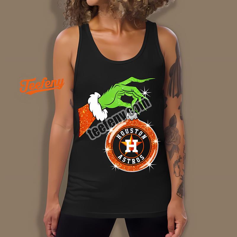 Grinch Hand Holding Houston Astros Ornament Tanktop Men Women Grinch Hand Holding Houston Astros Ornament Tanktop Men Women