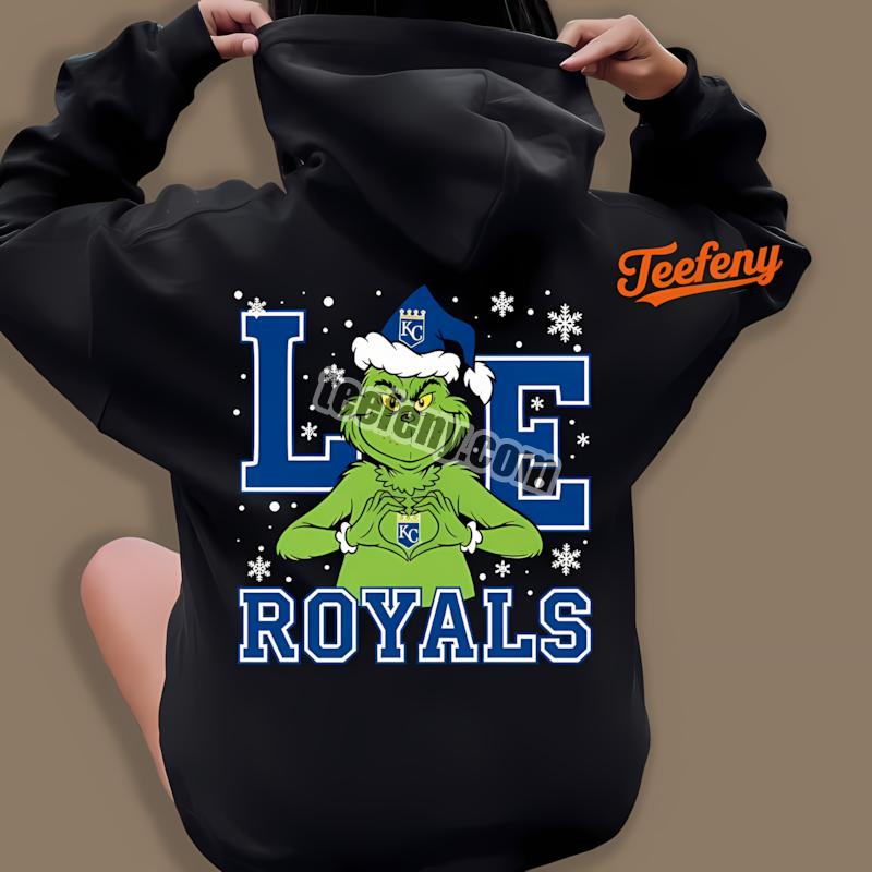 Grinch Love Kansas City Royals Christmas Classic Hoodie Grinch Love Kansas City Royals Christmas Classic Hoodie