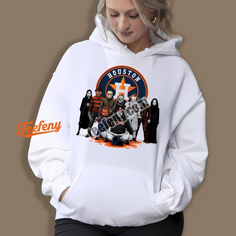 Halloween Houston Astros Horror Movie Characters Mens Graphic Hoodie Halloween Houston Astros Horror Movie Characters Mens Graphic Hoodie