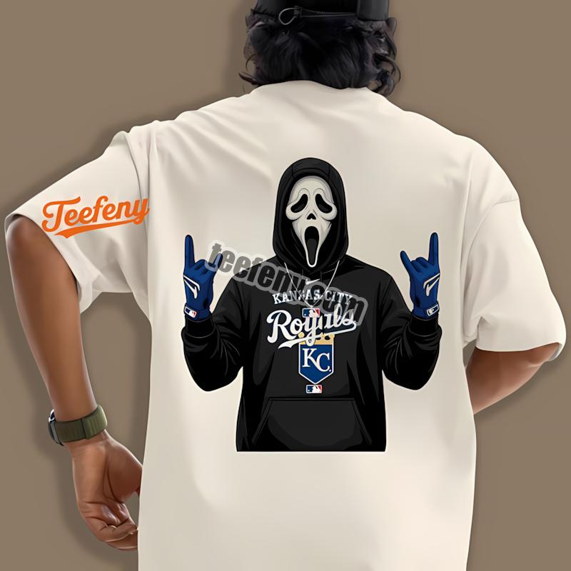 Horror Ghostface Kansas City Royals Halloween Shirt