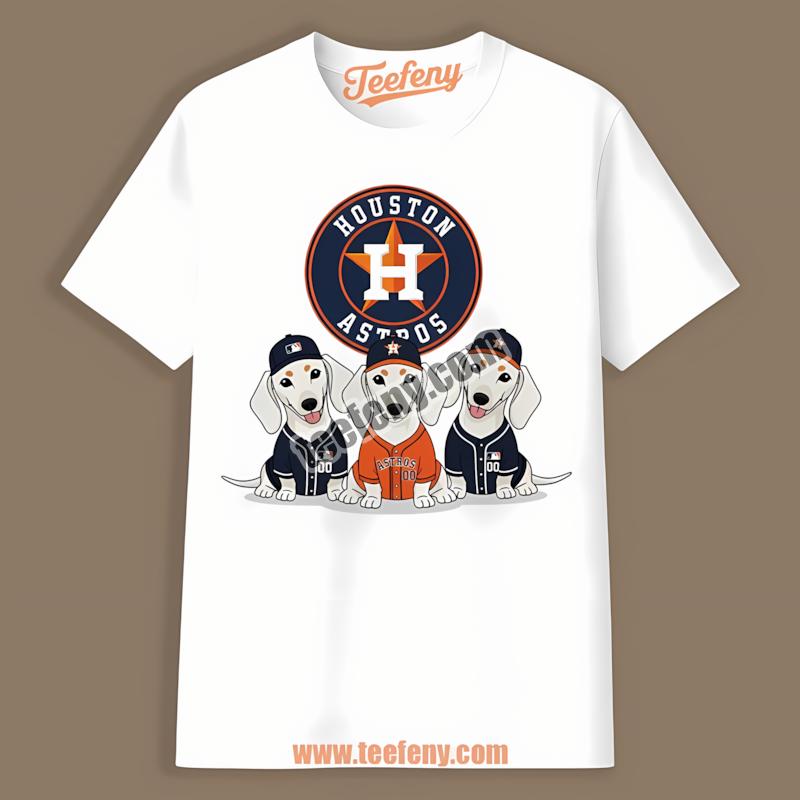 Houston Astros Dachshund Dogs Sports Shirt
